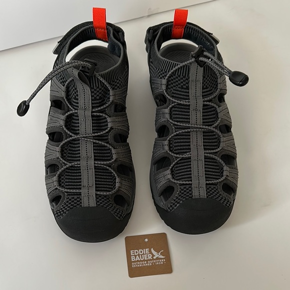 Eddie Bauer Men’s Gray and Black Water Shoes - Picture 3 of 16